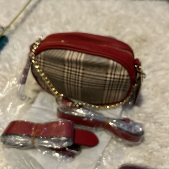 Diophy fanny pack/purse crossbody plaid 0112 NWT PURSE-SALE was $60 - Picture 1 of 6